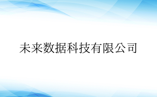 未来数据科技有限公司