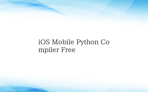 iOS Mobile Python Co
