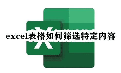 excel表格如何筛选特定内容