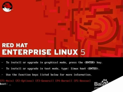 红帽RedHat Linux5系统安装指